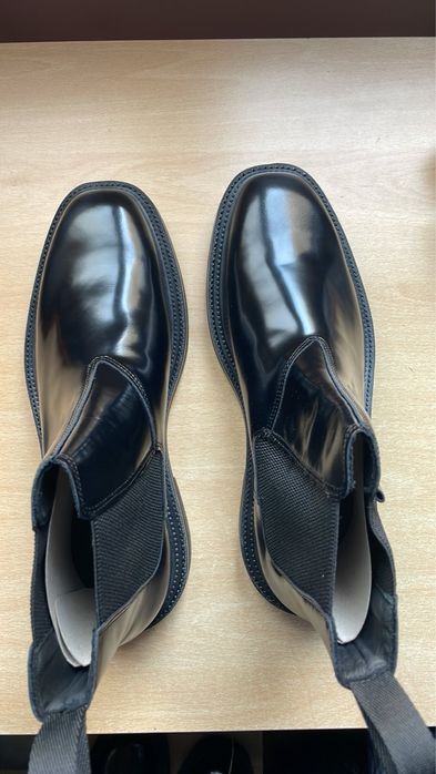 Мъжки кожени обувки боти Gant
