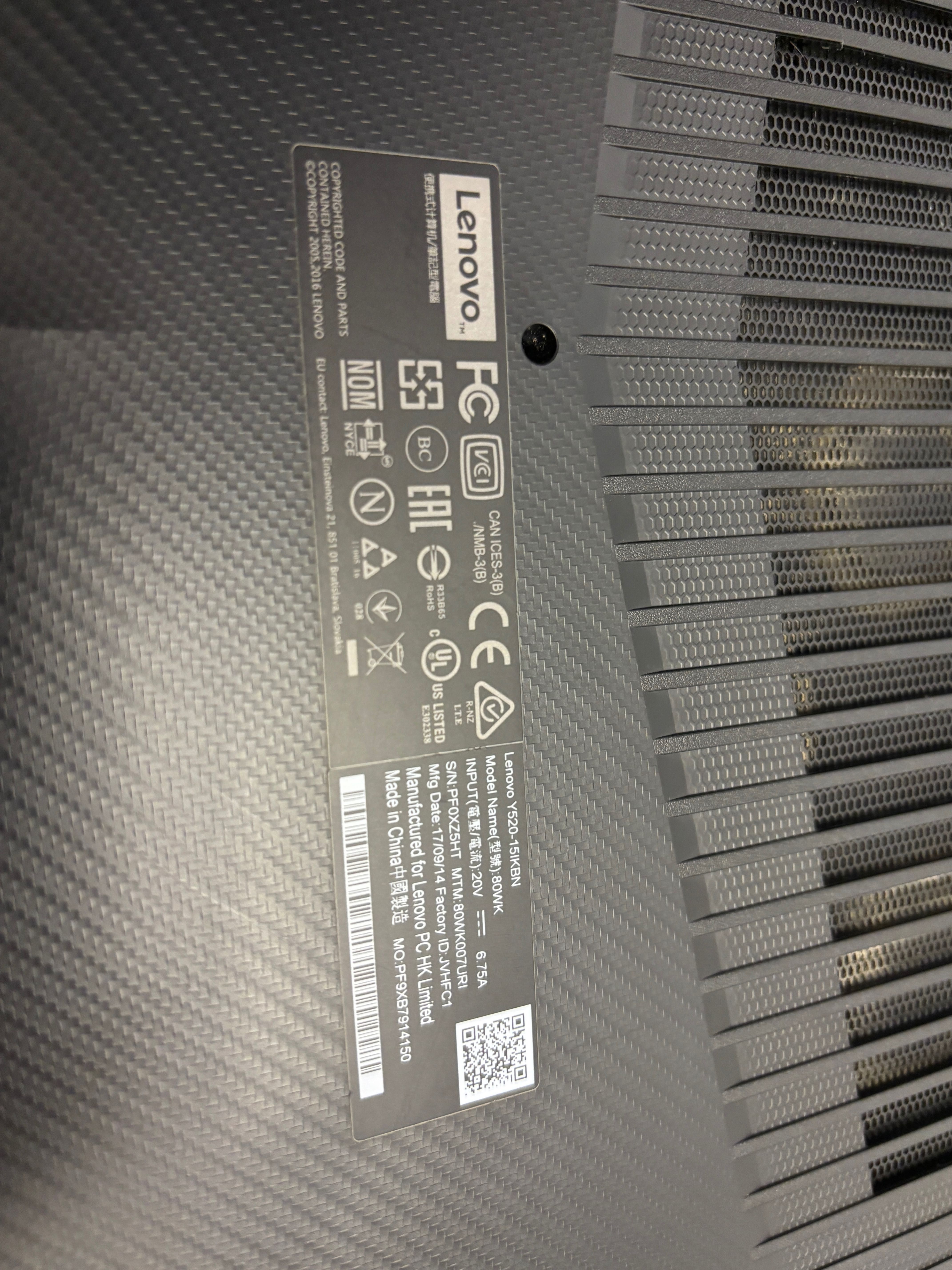 Laptop gaming Lenovo