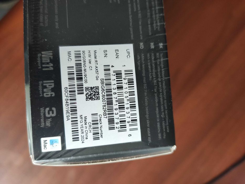 Asus AX57 Go Travel Router Gigabit AX3000 Cutie Sigilata Garantie