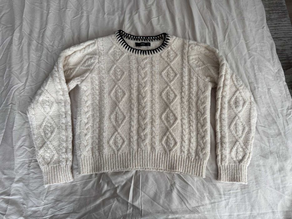 Бежов пуловер, М номер, Манго