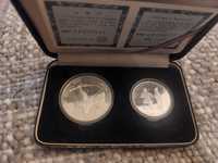 Monede argint vechi proof set Coreea de Sud 1987 - 50 grame argint 925