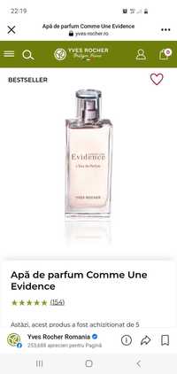 Parfum evidence yvesh rocher