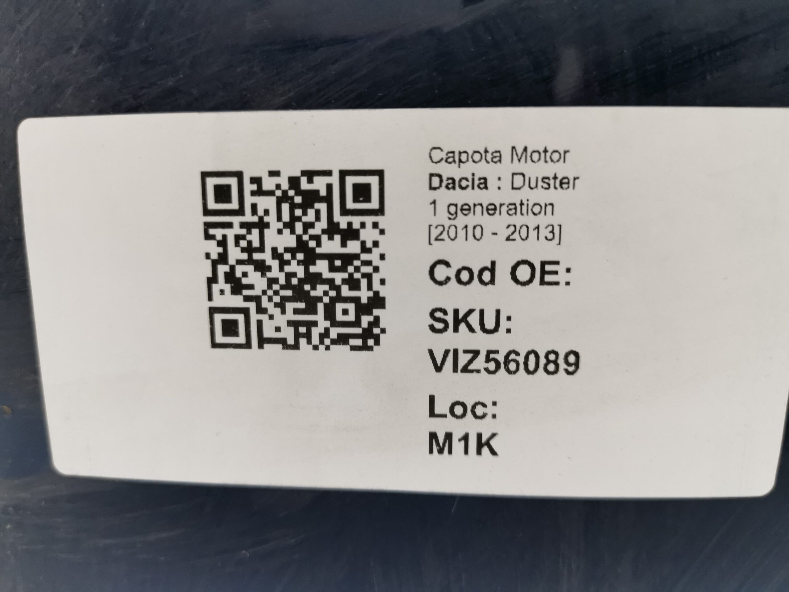 Моторен капак Дачия Дъстър / Dacia Duster 1 поколение Оригинален