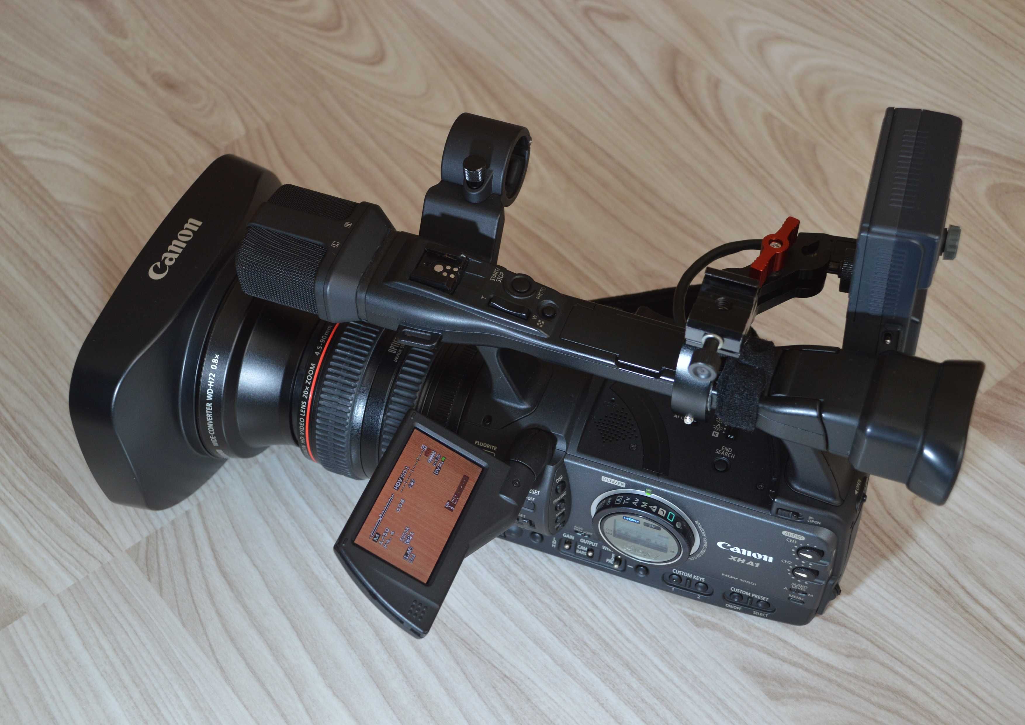 Canon XH-A1 & DATAVIDEO cu card CF
