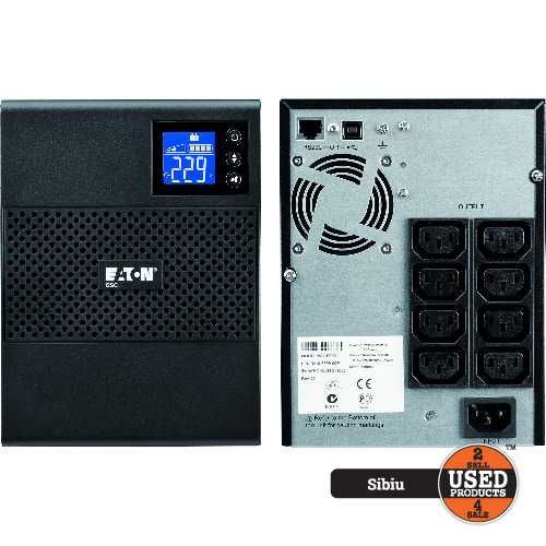 Sursa UPS Eaton 5SC750i 525W, 6x Port IEC C13 - NOU | UsedProducts.Ro
