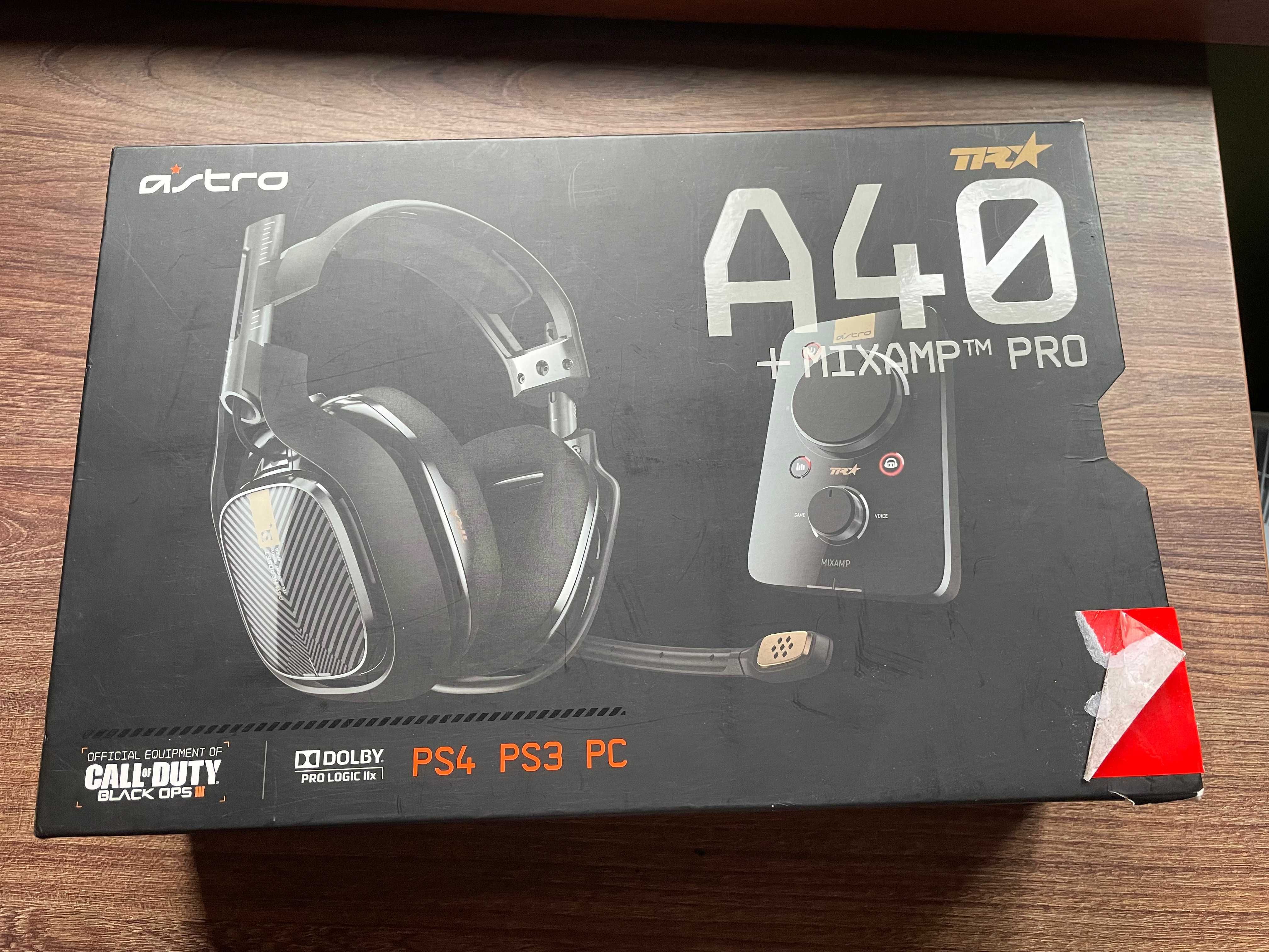 Геймърски слушалки Astro A40 PC + mixamp PRO + mod kit black ops 3