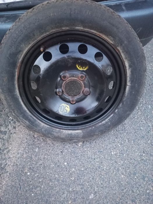 Roata rezerva slim 5x120 r16 pe bmw