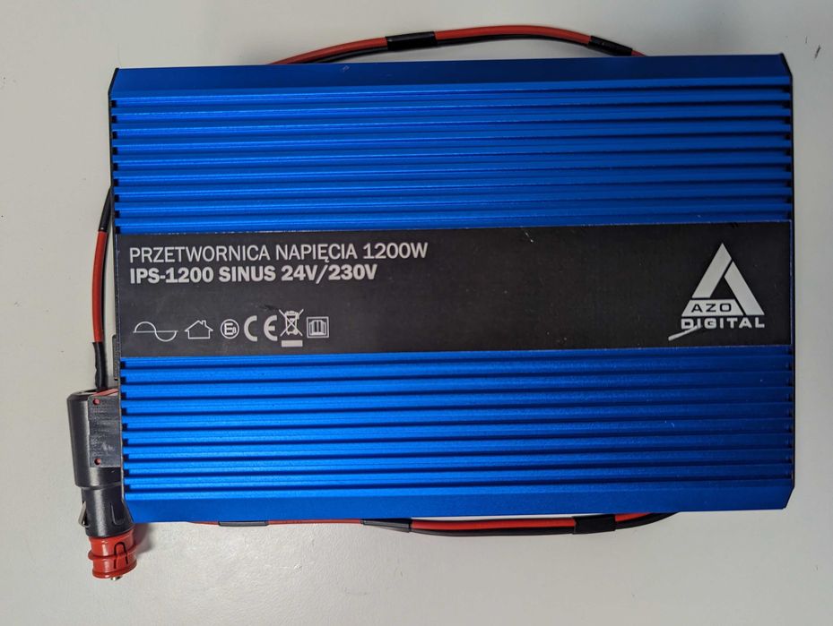 Invertor auto AZO DIGITAL 24 VDC / 230 VAC SINUS IPS-1200S 1200W
