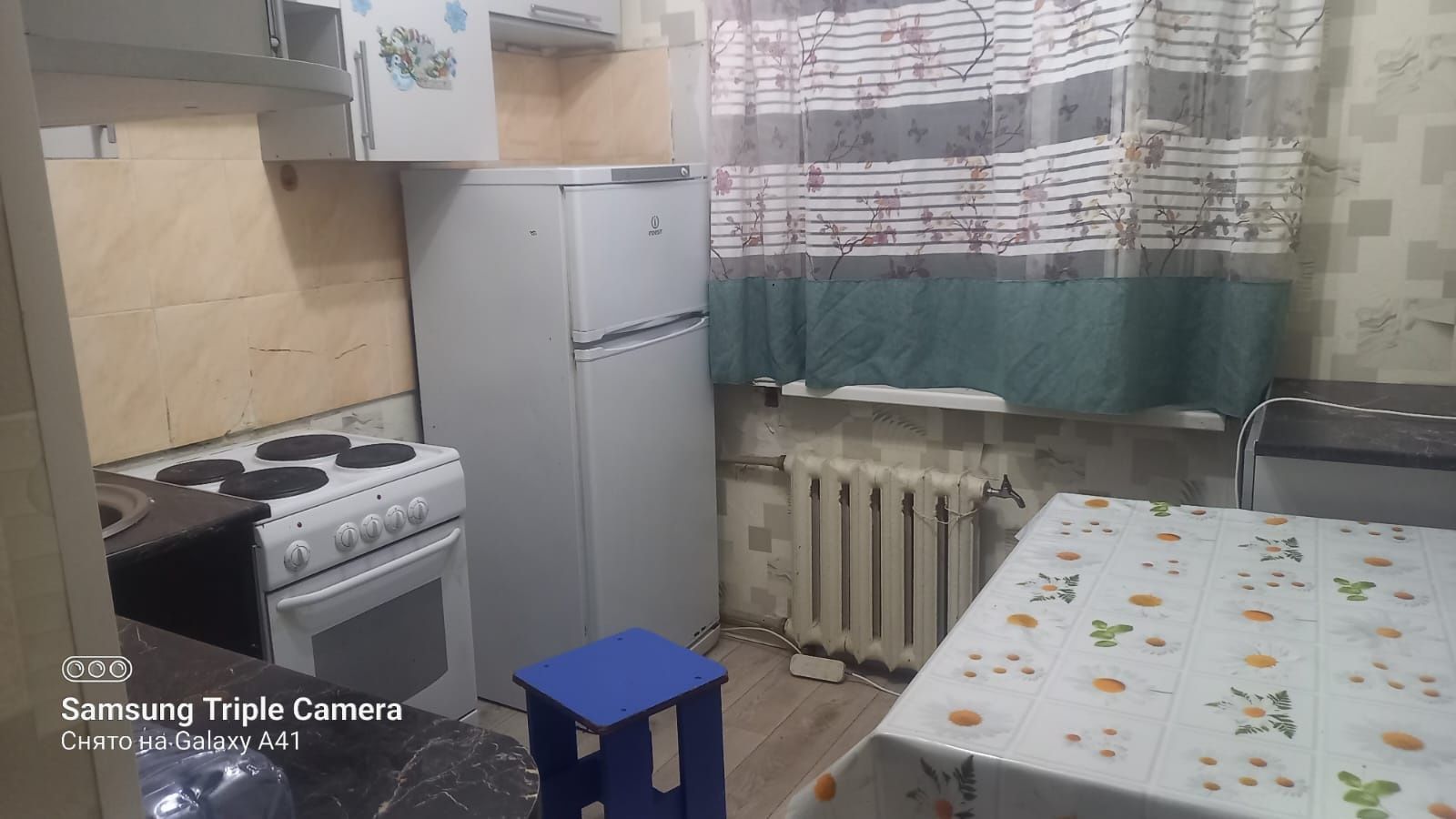 Сдаётся 1ком квартира на 1мкр дом 22 на длительный срок совсеми удобст