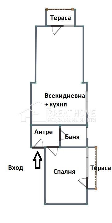 Продава се Двустаен апартамент в Търговище, Център - 72 кв.м за 1134 €/кв.м - Снимка #6