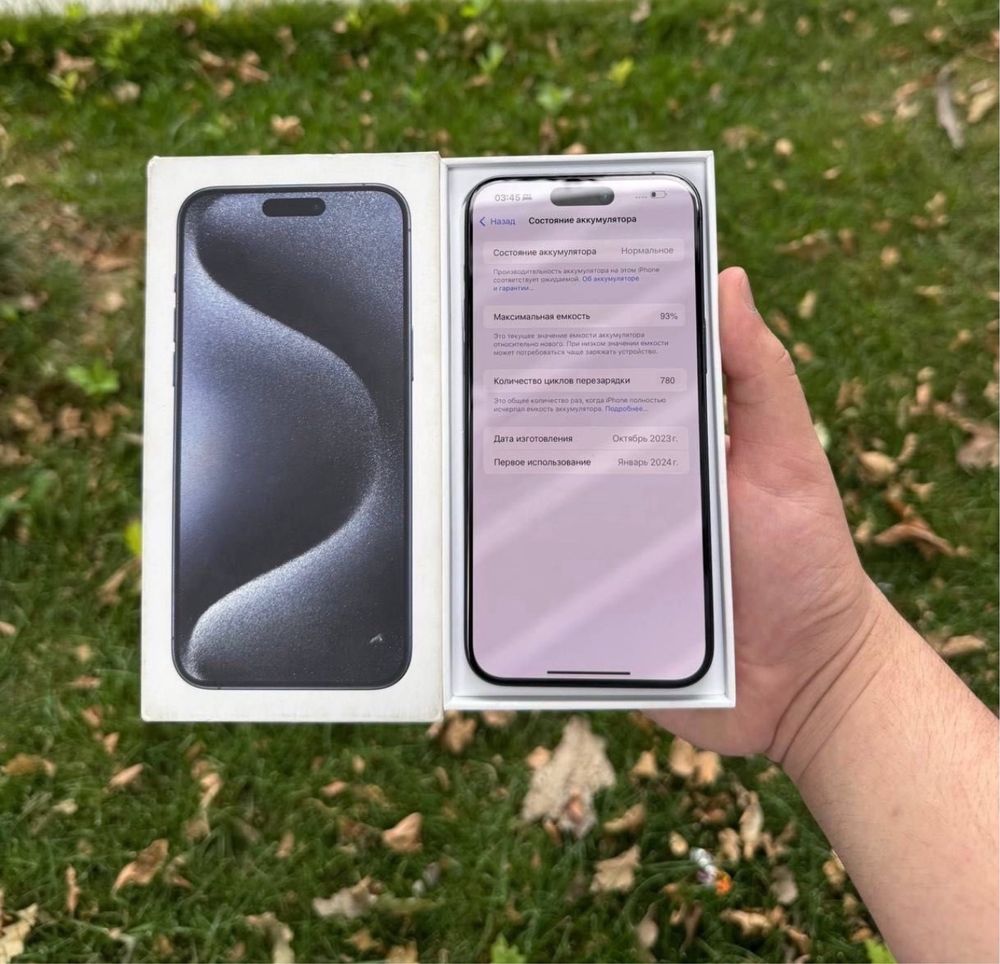 iPhone 15 Pro Max 256/gb 93% karobka dokument