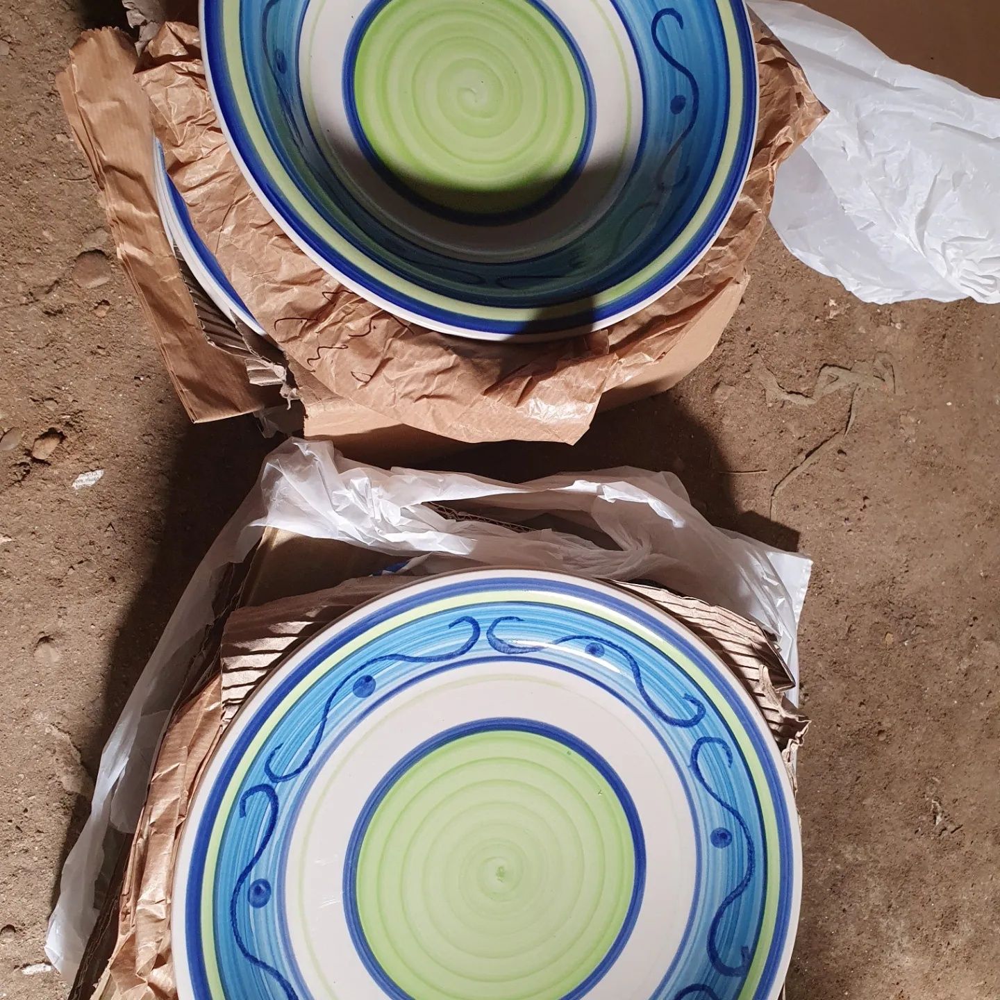 Serviciu masă ceramica 24 piese "abitare mediterraneo "