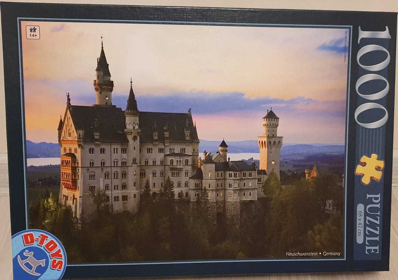 Puzzle 1000 piese D-Toys - Castelul Neuschwanstein