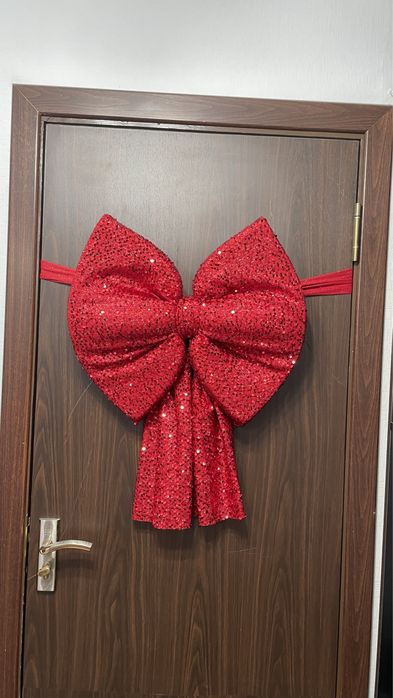 Новогодний бант на ёлку или дверь