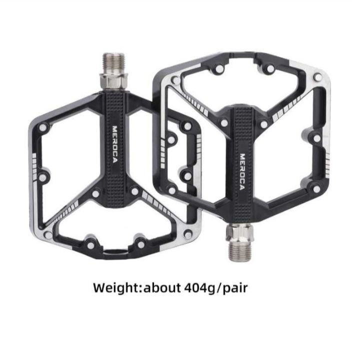 Pedale Meroca platforma aliaj aluminiu 2 rulmenți bicicleta bmx mtb
