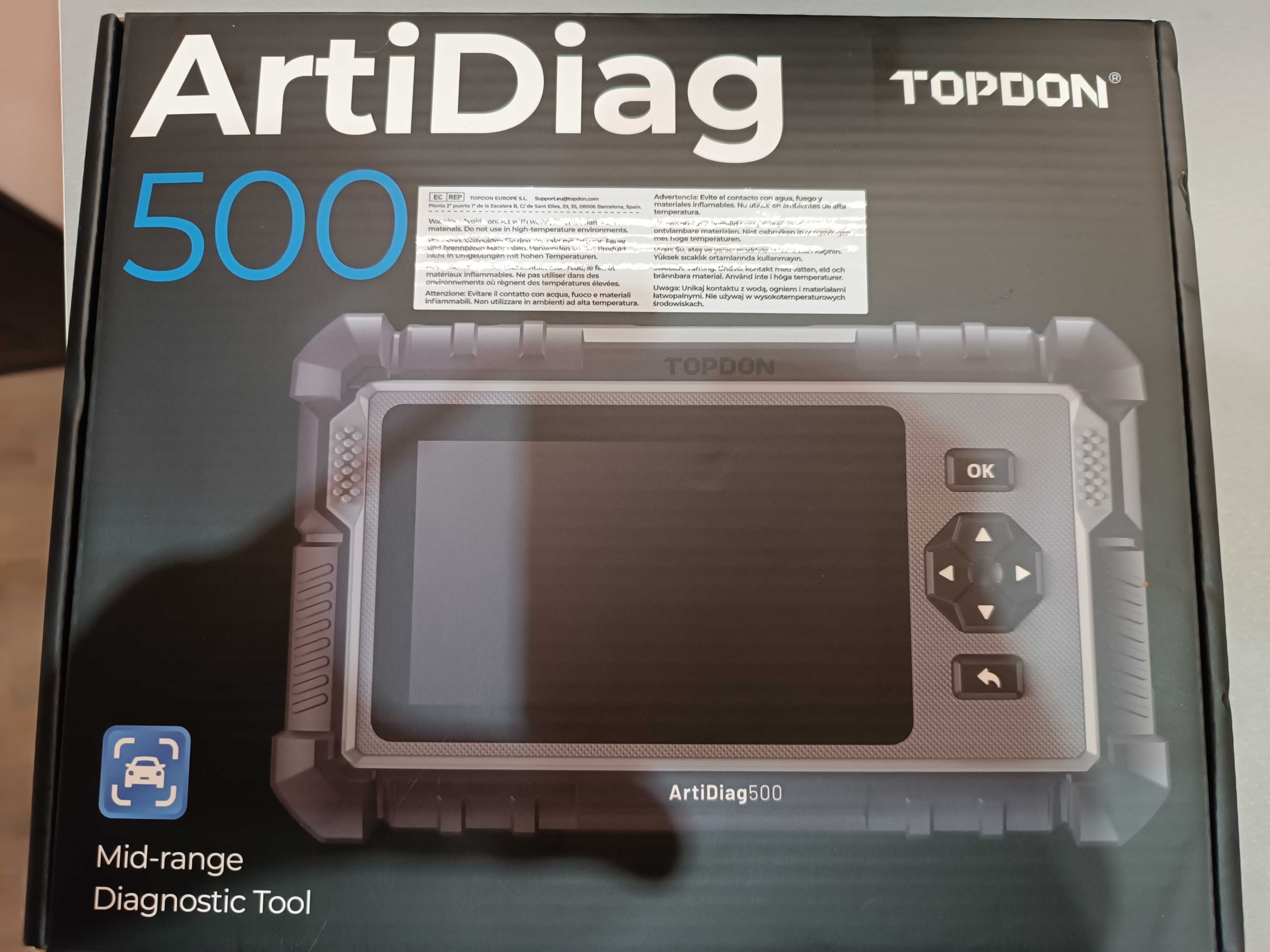 TOPDON ArtiDiag500 всички OBD II Функции
