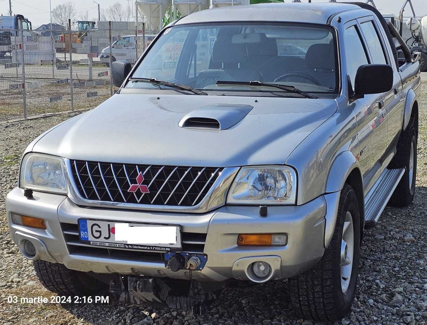 MITSUBISHI L200 cu plug de zapada si sararita