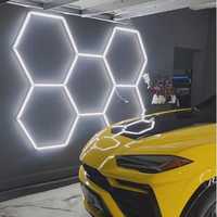 Iluminat LED HEXagonal HoneyComb 2350 X 1650cm, iluminat garaj 200w