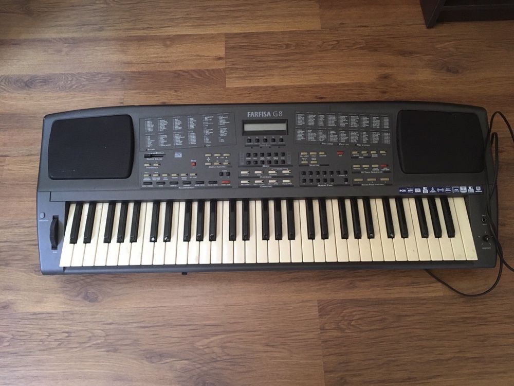 Orgă electronică Farfisa G8 - clape - keyboard