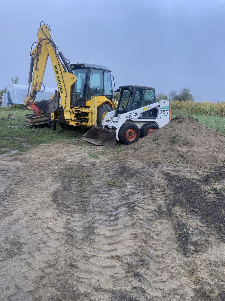 Buldo / Buldoexcavator Mini Excavator Bobcat de inchiriat