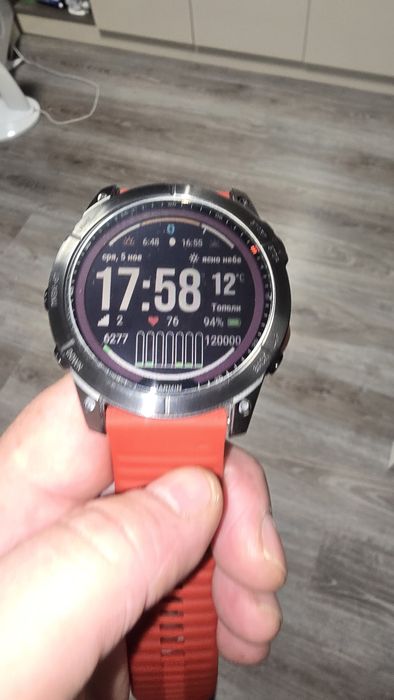 Продавам Garmin Fenix 7X solar перфектен