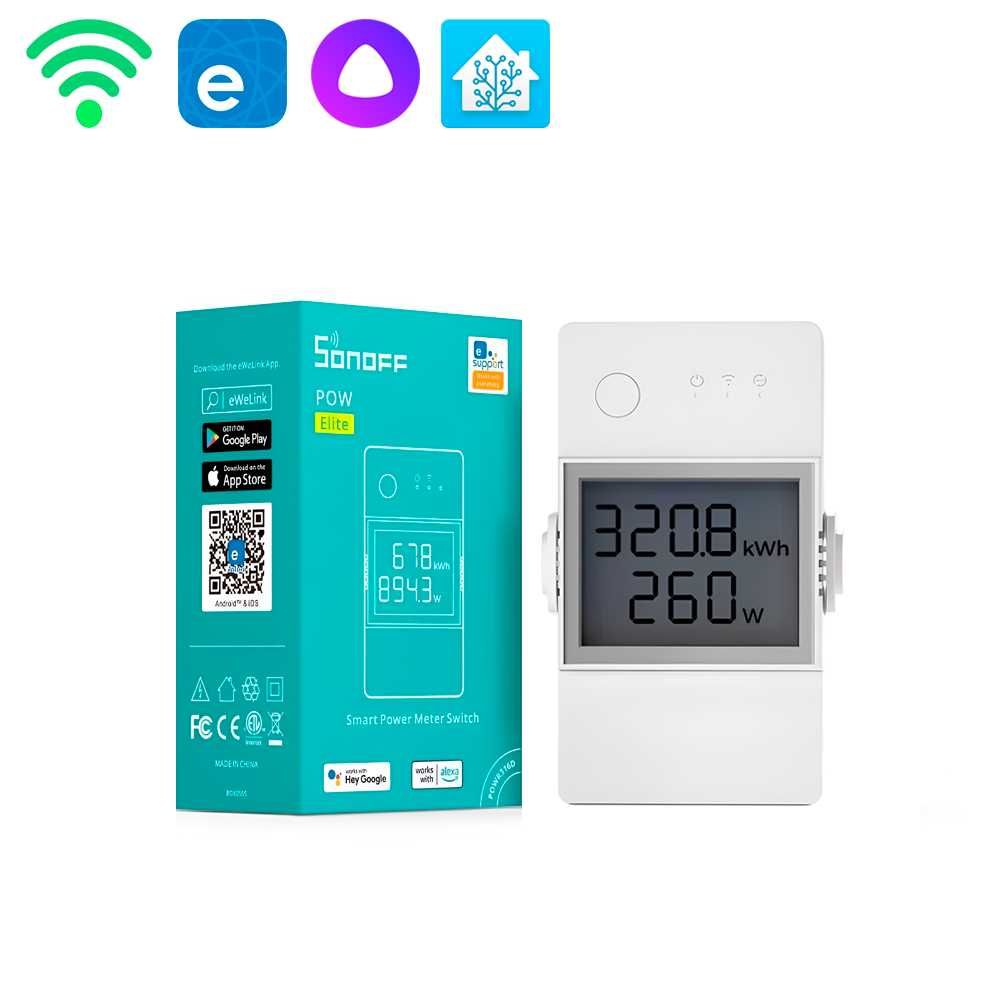 Sonoff Pow Elite 20A - Релейный Модуль с Энергомониторингом