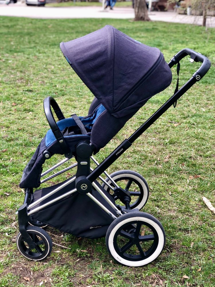 Количка Cybex Priam Platinum с много аксесоари бонус