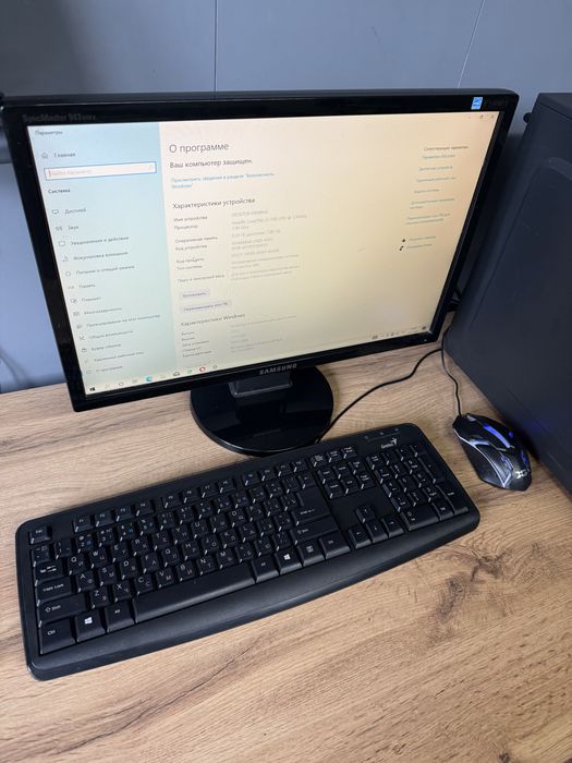 Компьютер core i3 / ssd /ОЗУ 8/полный комплект