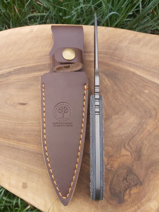 Нож с кожена кания BOKER TSMOV Baumwerk SOLINGEN