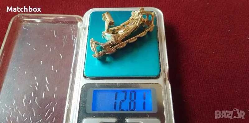 Златна гривна 14-карата 12.81 г 130лв грам