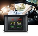 HUD P10  OBD2, проектор на лобовое с датчиком скорости, температуры и