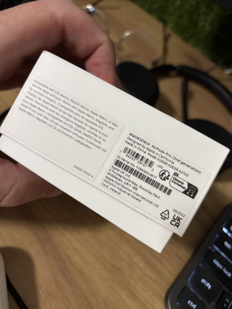 Apple AirPods Pro 2 2022 Оригинални (MQD83ZM/A)