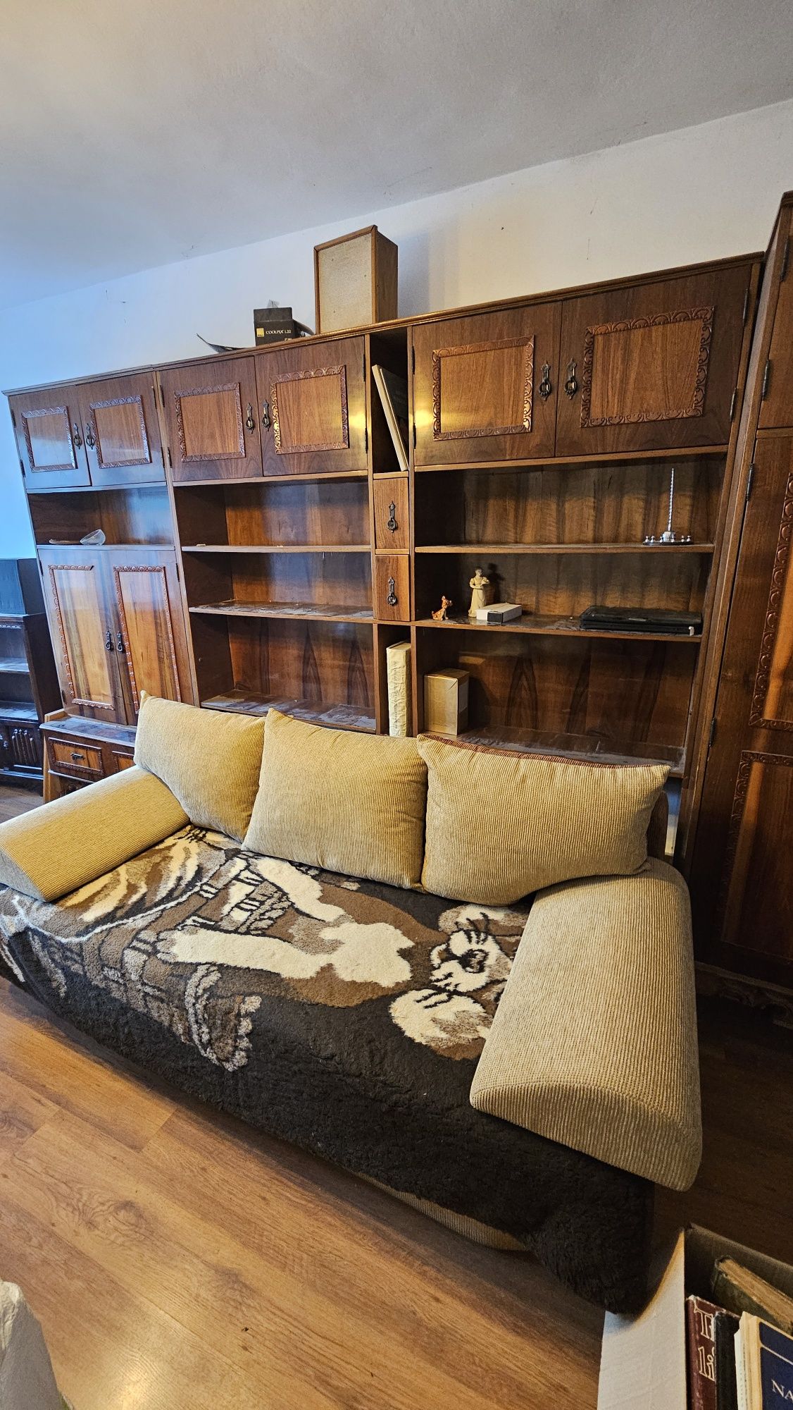 Biblioteca și dulap sufragerie