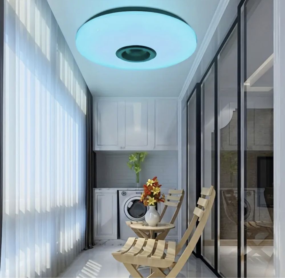 LED таванна лампа,RGB осветление,APP,Bluetooth,музика,дистанционно