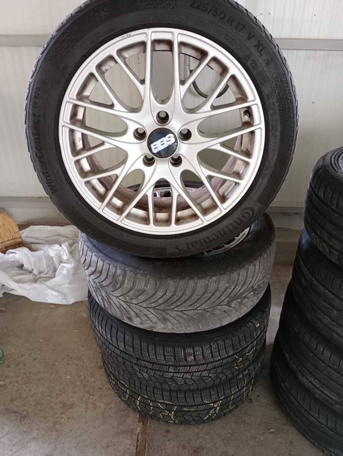 4 jante 5x112 R17 potrivesc pe mercedes vito.viano  c-class e-class