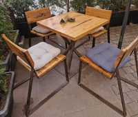 Set masa cu 4 scaune de terasa,unicat
