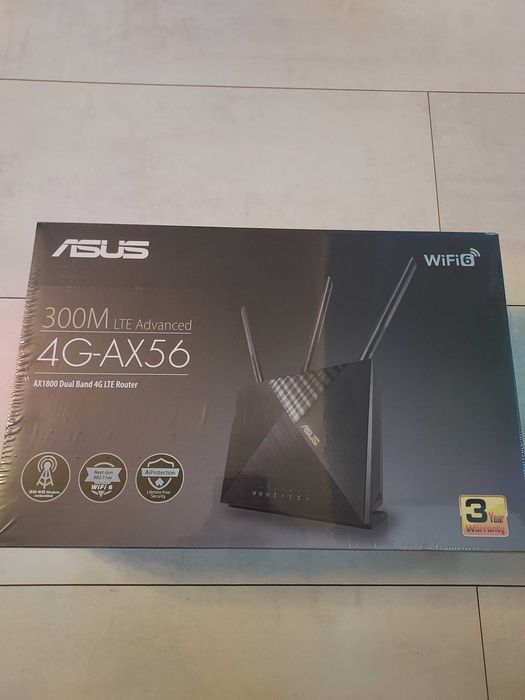 Router wireless Asus 4G-AX56 Ax1800 dual band wifi 6 4G LTE Nou