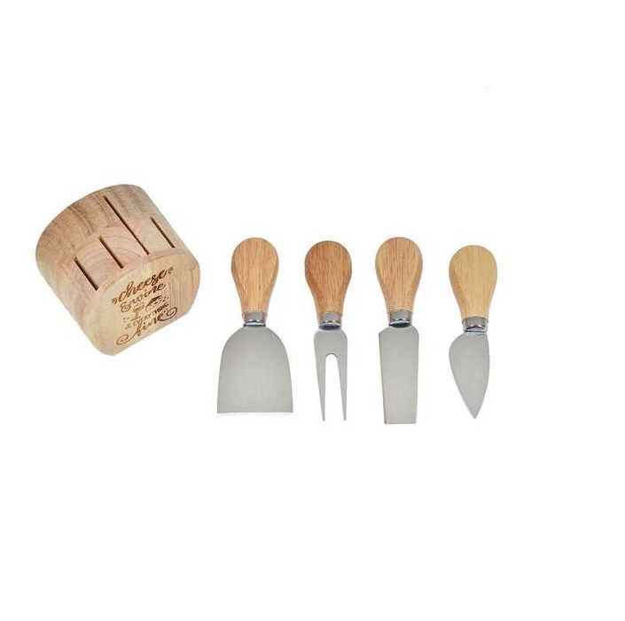 Комплект аксесоари за сирена Mercado Trade, Дървена основа, 5бр.