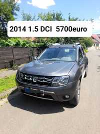 Dacia Duster avariat 1.5 Dci  2014 4x2