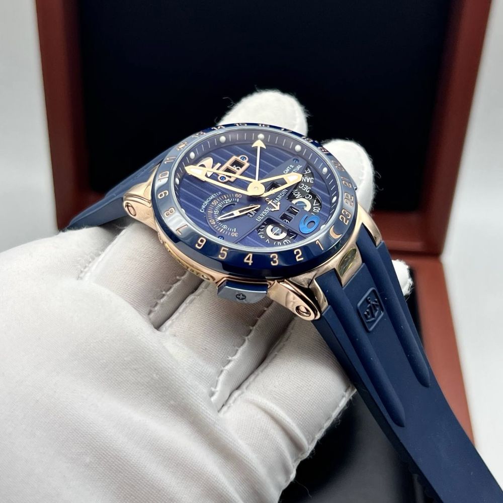 Ulysse Nardin Gmt perpetual blue dial