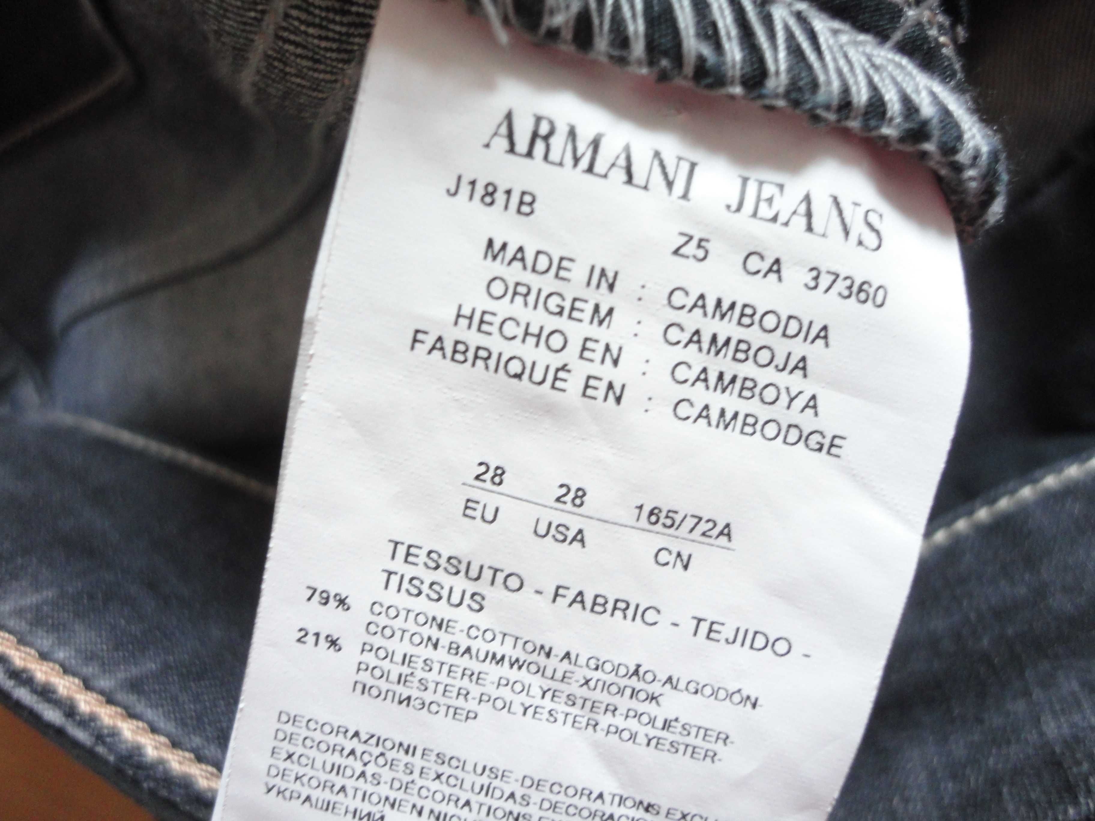 Armani Jeans/S/оригинални дамски дънки