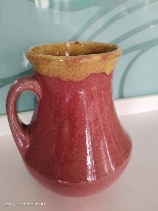 Советский кухонный кувшин глиняный