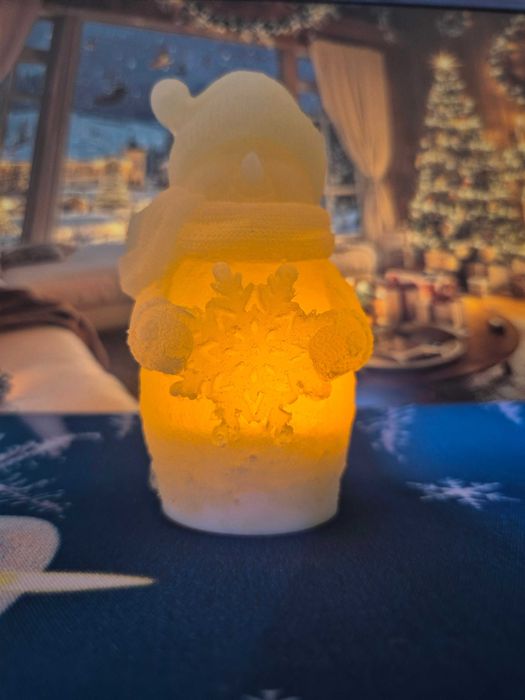 Коледни светещи декорации от глицеринов сапун – уникален сет