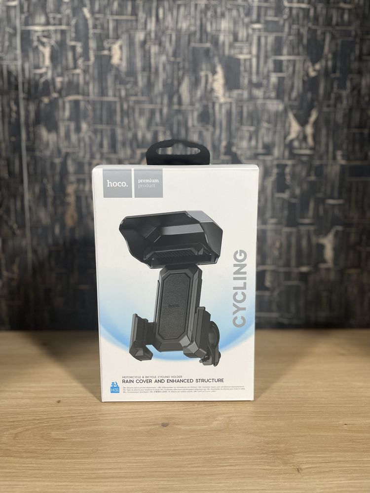 Suport telefon Premium HOCO 360° cu protecție ploaie scuter bicicletă