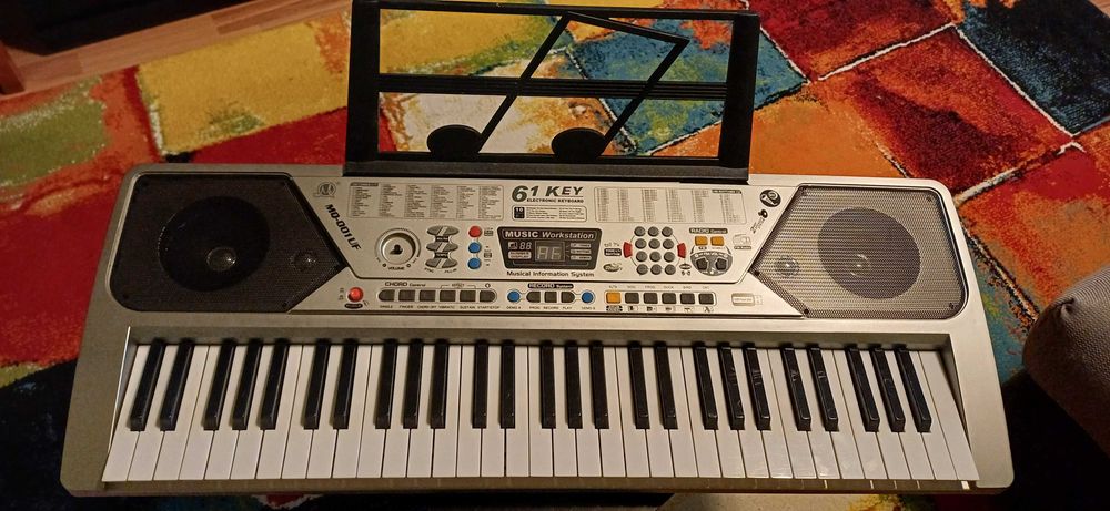 Orga copii electronica cu 61 de clape USB MP3 si radio FM