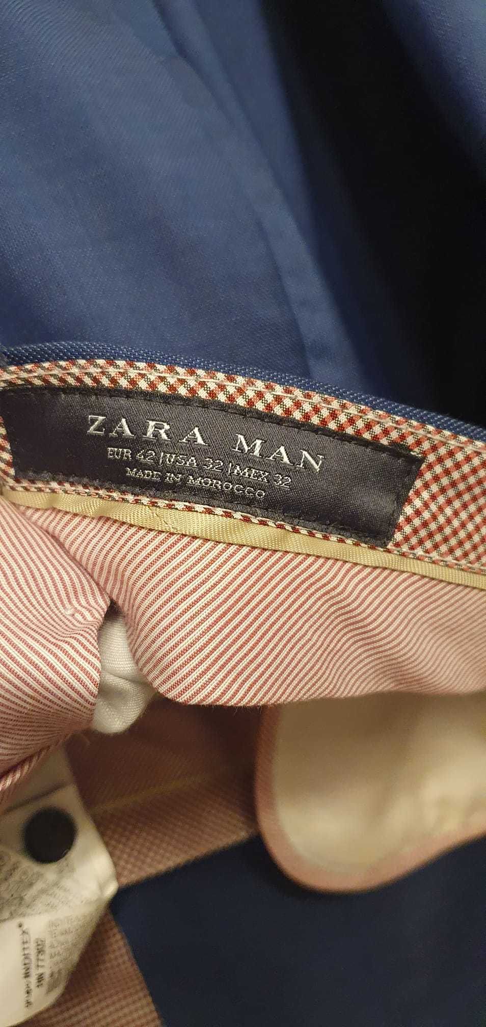 Costum barbati Zara, Haina  marimea 48 , pantalon marimea 32