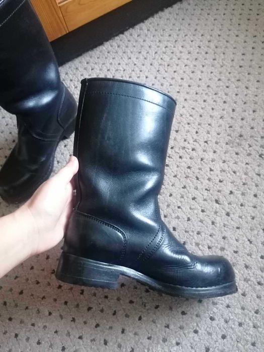 Cizme Wehrmacht vintage- de piele si pentru motocicletă