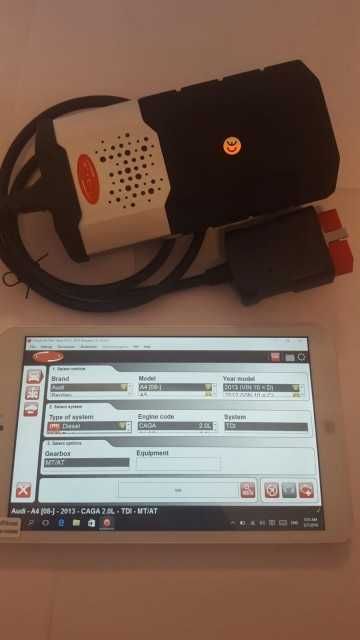 Kit tester auto Multimarca Obd2 + TABLETA Windows Turisme & Camioane