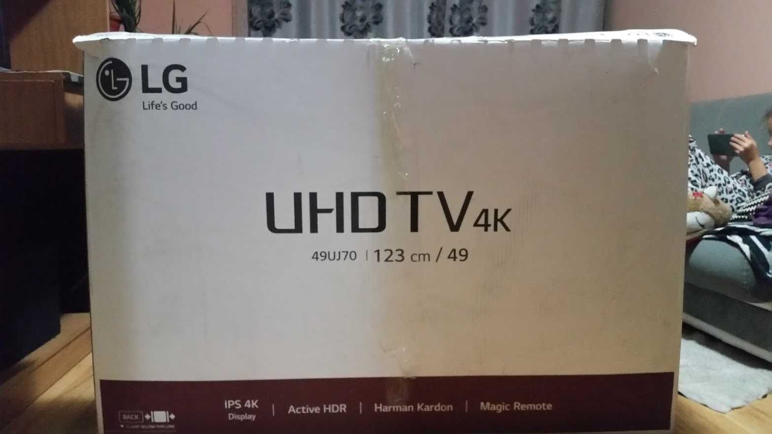 Продавам Телевизор LG смарт 4к модел 49UH6507-ZB