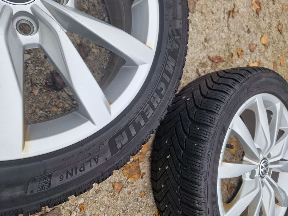 Vand Set Complet Iarna Jante/ Anvelope 205 50 17 Vw Skoda Auda 5x112